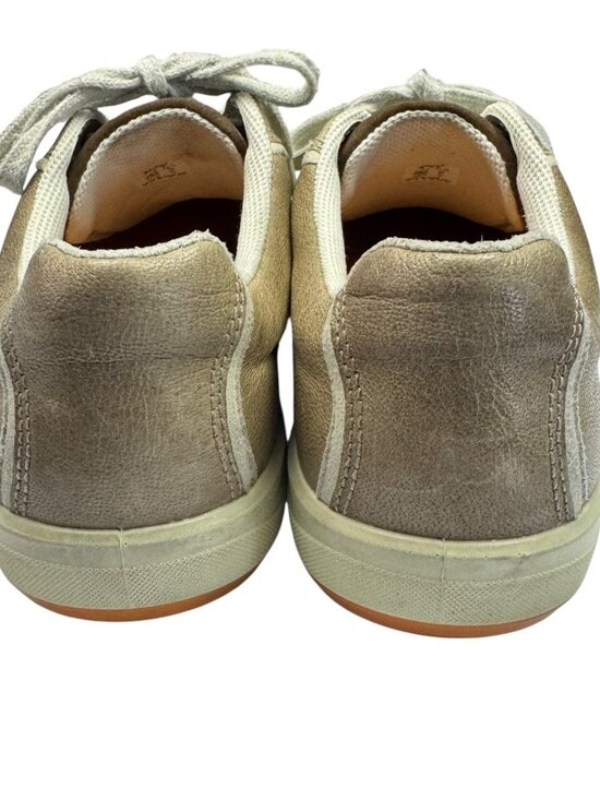 Ecco Leather Comfort Low Top Golf Shoes Sneakers Tan Men\'s Size 43 EU 10 US main image 5